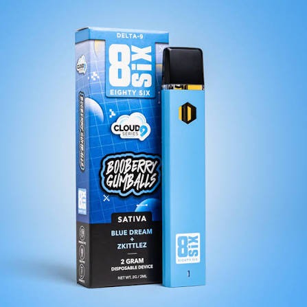 Pod THC Eighty Six • Booberry Gumballs Delta-9 THC 2G (Blue Dream)