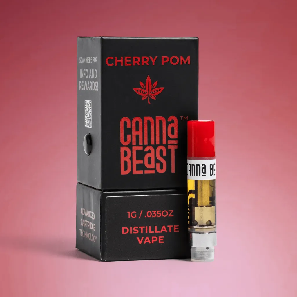 Refil THC Eighty Six Canna Beast • Cherry Pom Delta-9 THC