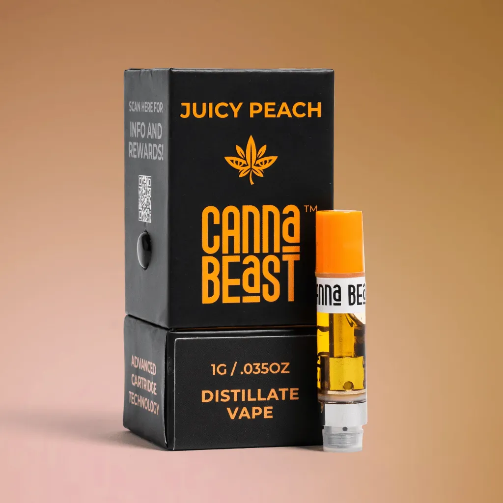 Refil THC Eighty Six Canna Beast • Juicy Peach Delta-9 THC