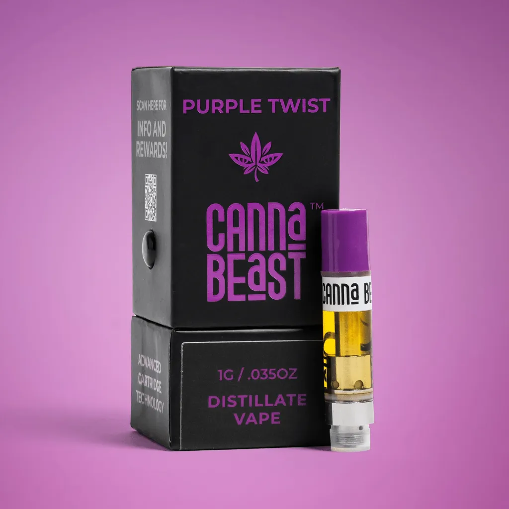 Cartucho THC Eighty Six • Canna Beast – Purple Twist Delta-9 THC