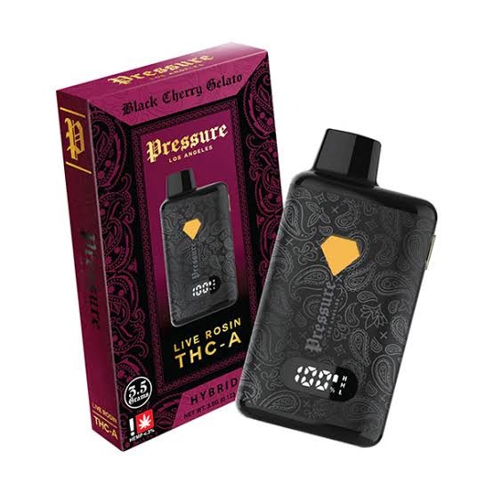 Pod THC Pressure LA • Gelato de Cereja Preta | Híbrido - PREMIUM THC-A 3.5G