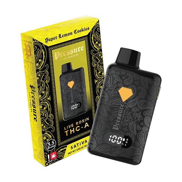 Pod THC Pressure LA • Biscoitos Super Limão | Sativa - PREMIUM THC-A 3.5G